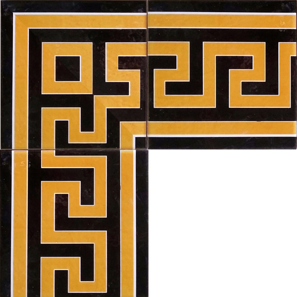 20x20 cm Çini Bordür B-71